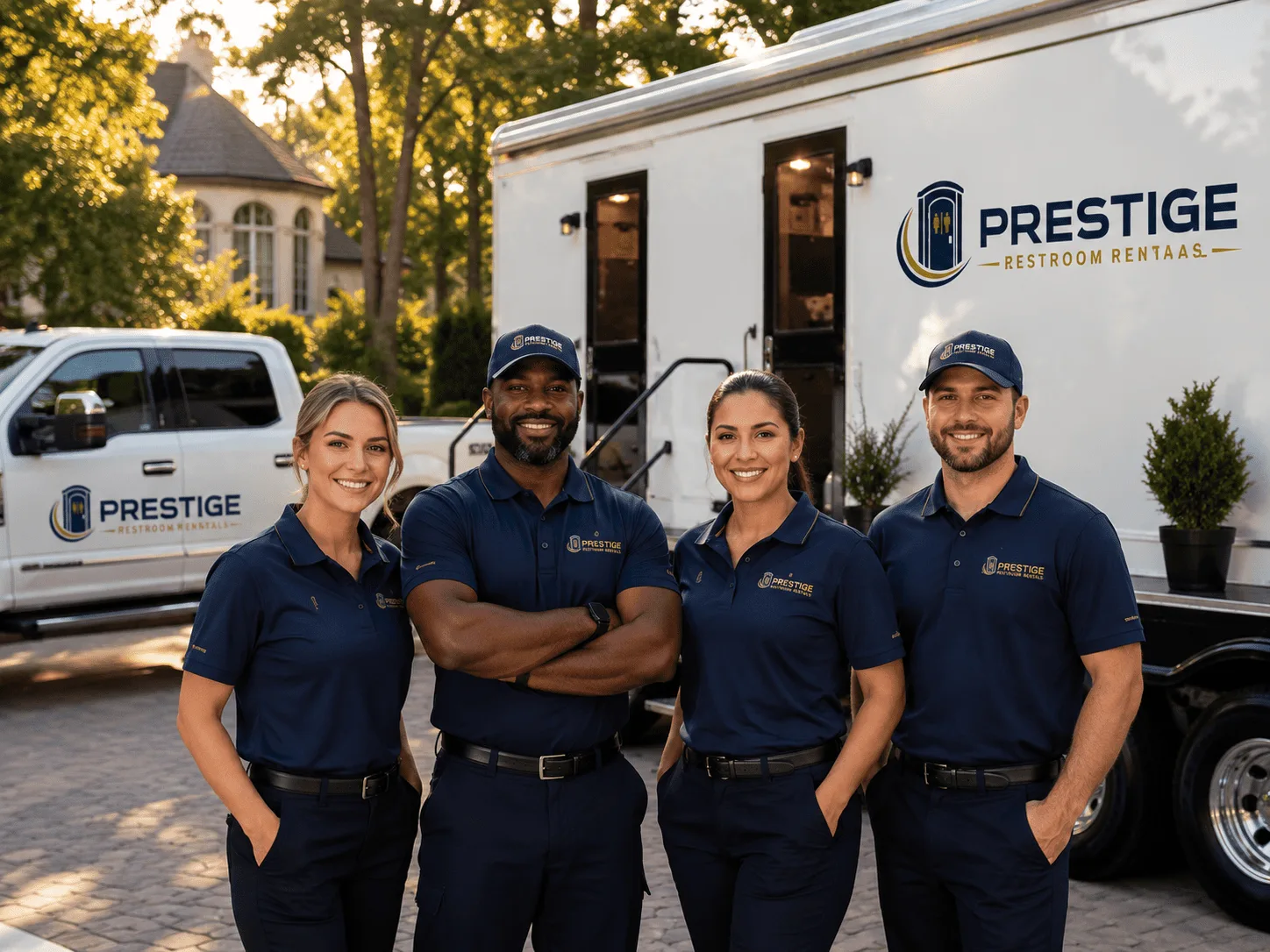 Trusted Luxury Portable Restrooms company in Leonidas, MI